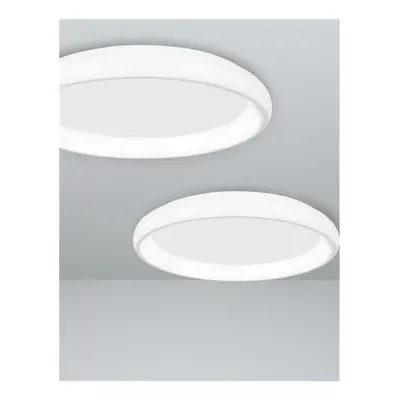 Nova Luce Stmívatelné nízké LED svítidlo Albi v různých variantách - pr. 410 x 85 mm, 32 W, bílá