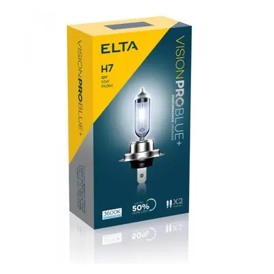 ELTA H7 VisionProBlue +50% 55W 12V PX26d sada 2ks EB2477TR