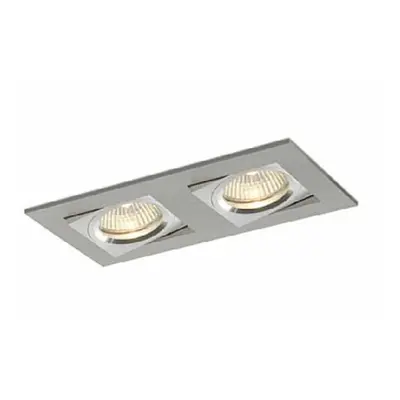 BPM Vestavné svítidlo Aluminio Plata, kartáč.hliník 6LEDx3W, 230V 3001LED1.D40.3K