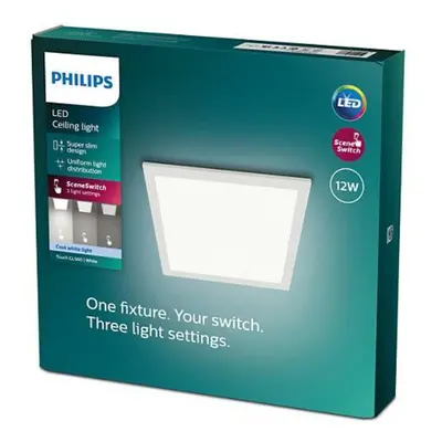 LED Stropní přisazený panel Philips Superslim Touch CL560 8719514326668 12W 1200lm 4000K IP20 30