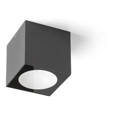 RED - DESIGN RENDL RENDL SENZA SQ stropní antracitová čiré sklo 230V LED 6W IP65 3000K R13625