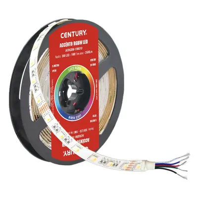 CENTURY LED pásek ACCENTO PRO 19.2W 60 led/m 96W RGB+4000K 2500Lm Ra80 120d IP20 24VDC CEN ACRGB