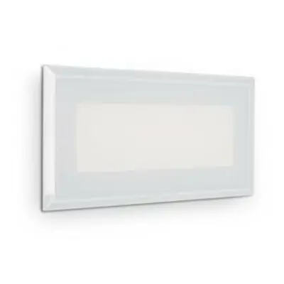 LED Venkovní nástěnné zápustné svítidlo Ideal Lux INDIO RECESSED 08W 255804 8W 1170lm 3000K IP65