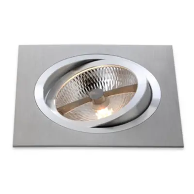 BPM Vestavné svítidlo Aluminio Plata, kartáčovaný hliník 1x100W, 12V 3050