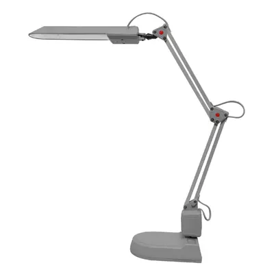 Ecolite LED stolní lampa 8W, 630lm, 4000K, stříbrná L50164-LED/STR