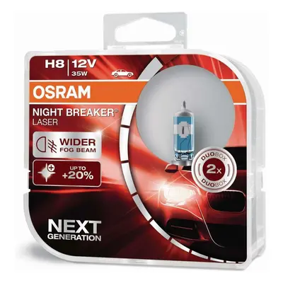 Osram Night Breaker Laser 64212NL-HCB H8 PGJ19-1 12V 35W 2 ks