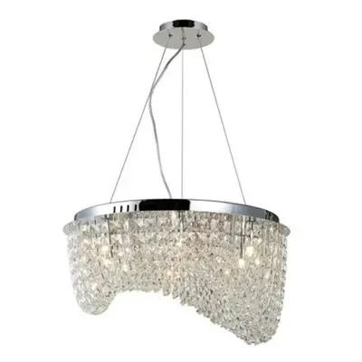 Závěsné/stropní přisazené svítidlo AZzardo Carmen pendant/top AZ1284 G9 6x40W IP20 50cm křišťálo