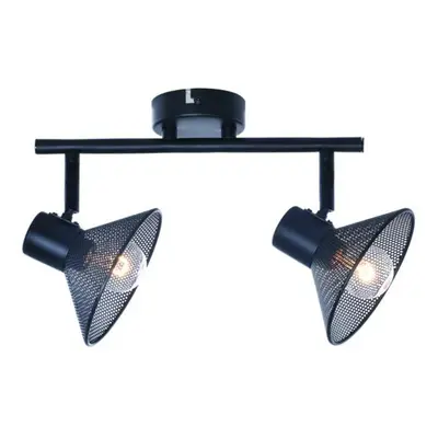 ACA Lighting nástěnné a stropní svítidlo 2XE14 PALOMA černá 32X13X19CM TNK2832SB