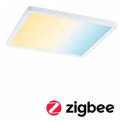 PAULMANN Smart Home Zigbee LED vestavné svítidlo Areo VariFit IP44 hranaté 230x230mm 16W bílá mě