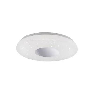 JUST LIGHT LEUCHTEN DIRECT LED stropní svítidlo, chrom, moderní design, průměr 60cm 3000K LD 148