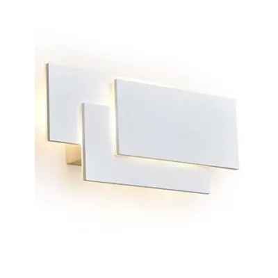 LED Nástěnné svítidlo AZzardo Clover Square white AZ2199 12W 840lm 3000K IP20 26cm bílé