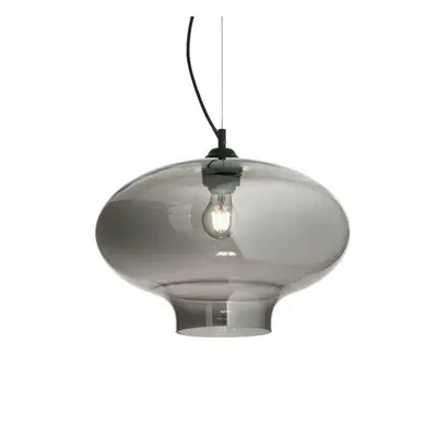 Závěsní svítidlo Ideal Lux Bistro SP1 round fume 120904 šedé 40cm