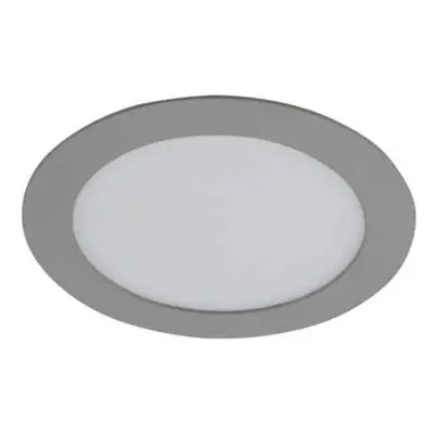 HEITRONIC LED Panel LYON 168mm 12W kruhové stříbrná stmívatelné 230V AC 3000K 500159