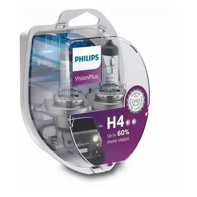 Philips H4 VisionPlus 12V 12342VPS2 +60%