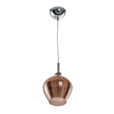 Závěsné svítidlo AZzardo Amber Milano 1 copper AZ3077 G9 1x40W IP20 16cm měděné