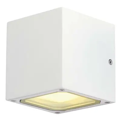 SLV BIG WHITE SITRA CUBE, venkovní nástěnné svítidlo, TCR-TSE, IP44, bílé, max. 18 W 232531