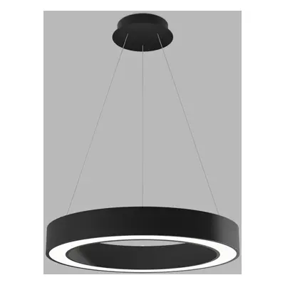 LED2 3273853D Závěsné svítidlo SATURN SLIM 60 P-Z, B DALI/PUSH DIM 50W 2CCT 3000K/4000K černá