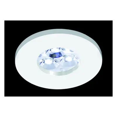 BPM Vestavné svítidlo Aluminio Blanco, bílá, 3LEDx3W, 230V, IP65 4205LED2.D40.3K