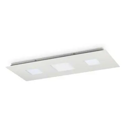 LED Stropní přisazené svítidlo Ideal Lux RELAX PL D090 65W 6100lm 3000K IP20 90cm bílé stmívatel