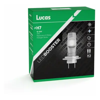 Lucas 12V H7 LED žárovka PX26d, sada 2 ks 6500K