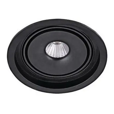 LED Zápustné bodové svítidlo AZzardo Boston 1 Round black AZ3470 10W 810lm 3000K IP20 12cm kulat