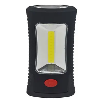 Solight LED svítilna pracovní, 120+40lm, 3W COB + 3 SMD LED, hák + magnet, 3 x AAA WL108