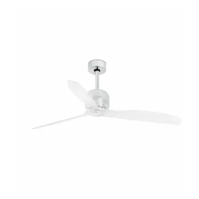 FARO DECO FAN M, chrom, stropní LED ventilátor s DC motorem