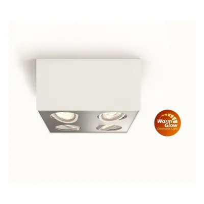 LED Bodové svítidlo Philips Box 50494/31/P0 bílé 4x4,5W