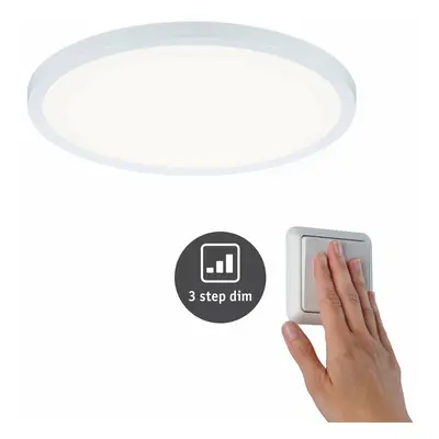 PAULMANN LED vestavné svítidlo Areo VariFit IP44 3-krokové-stmívatelné 230mm 16W 4.000K bílá 930