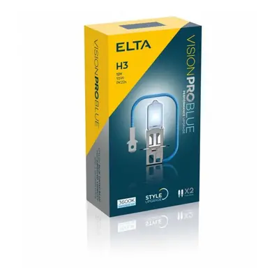 ELTA H3 VisionProBlue 55W 12V PK22s sada 2ks EB1453TR