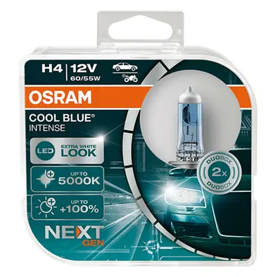 OSRAM H4 cool blue INTENSE Next Gen 64193CBN-HCB 60/55W 12V duobox