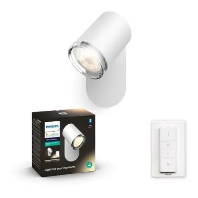 PHILIPS HUE Hue White Ambiance Bodové koupelnové svítidlo Philips Adore BT 8719514340855 LED GU1