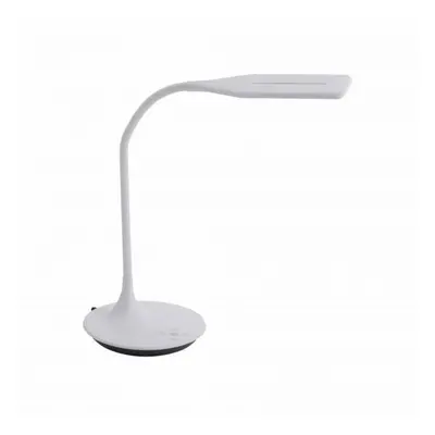 LEUCHTEN DIREKT is JUST LIGHT LED stolní lampa v bílé, flexibilní rameno s měnitelnou teplotou b