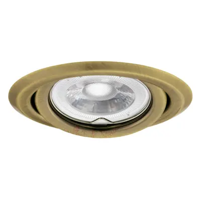 Kanlux ARGUS CT-2115-BR/M, průměr 95 mm - Podhledové bodové svítidlo matná mosaz 5905339003300