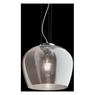 Závěsné svítidlo Ideal Lux Blossom SP1 Fume´ 241517 E27 1x60W IP20 32cm kouřově šedé