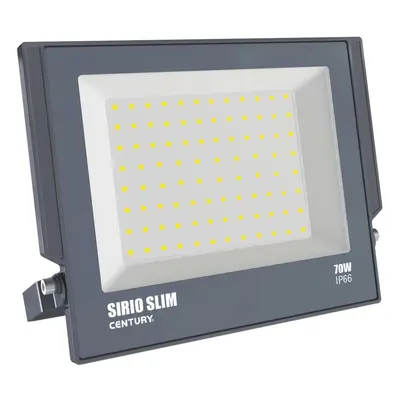 CENTURY REFLEKTOR LED SIRIO SLIM ČERNÝ 70W 4000K 6300Lm 110d 270x29x230mm IP66 CEN SRS-709540