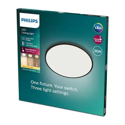 LED Stropní přisazené svítidlo Philips Superslim CL550 8719514327160 36W 3600lm 2700K IP20 55cm 