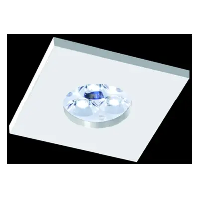 BPM Vestavné svítidlo Aluminio Blanco, bílá, 3LEDx3W, 230V, IP65 4945 4206LED1.D40.3K