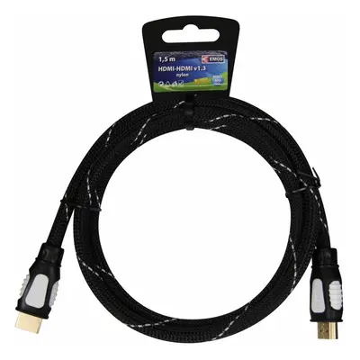 EMOS Kabel HDMI - HDMI 1,5M NYLON ECO 2333003010