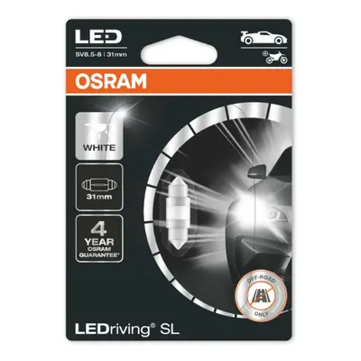 OSRAM LED C5W 6438DWP-01B 6000K 12V 1W SV8,5-8 31mm