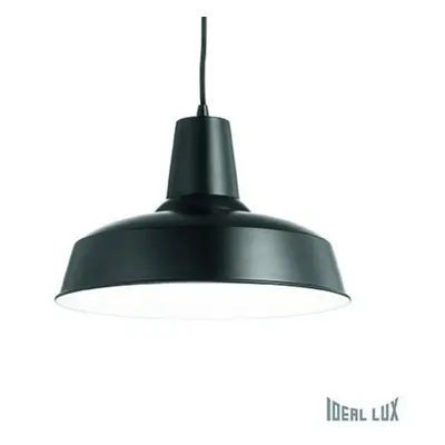 Ideal Lux MOBY SP1 NERO SVÍTIDLO ZÁVĚSNÉ 093659