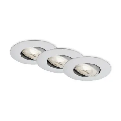 BRILONER LED vestavné svítidlo 4,4 cm 3x 4,9 W 480lm chrom BRI 7602034