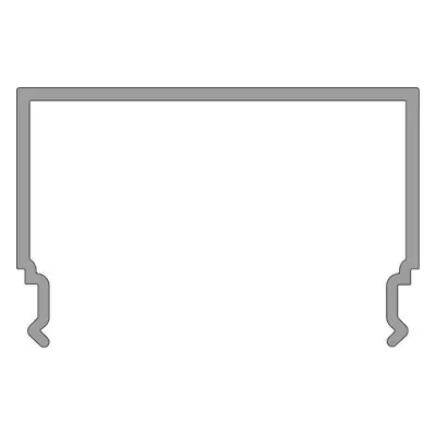 Light Impressions Deko-Light profil kryt, PLANO MS kryt opál 2500 mm 988099