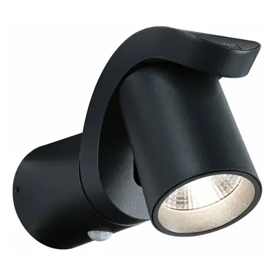 PAULMANN LED venkovní nástěnné svítidlo Cuff pohybové čidlo IP44 76x217mm 3000K 10W 230V 70° ant