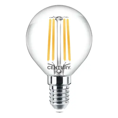 CENTURY FILAMENT LED INCANTO SFERA CHIARA 6W E14 4000K DIM