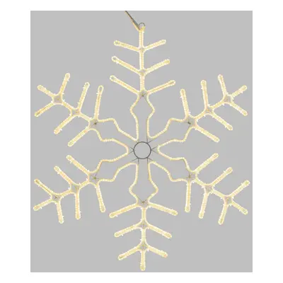 Xmas King XmasKing Flash LED motiv vločka 92x85cm, PROFI 2-pin 230V venkovní, teplá bílá