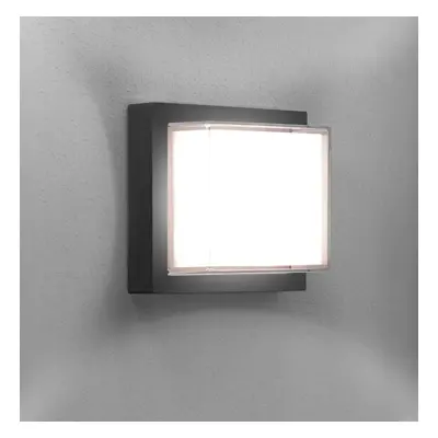 CENTURY PURA LED venkovní nástěnné svítidlo Square šedá 10W 4000K IP65