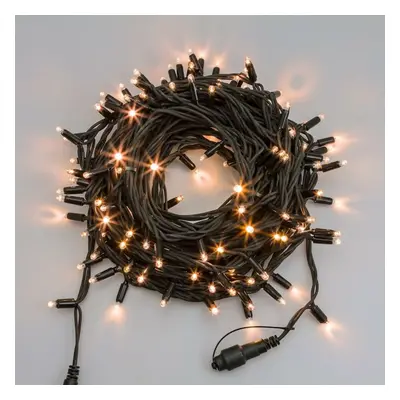 Xmas King XmasKing LED řetěz 20m 120 MAXI LED propojitelné PROFI 2-pin 230V venkovní, teplá bílá