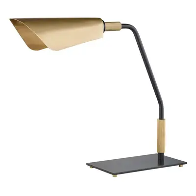 HUDSON VALLEY stolní lampa BOWERY mosaz starobronz E27 1x6W L3730-AOB-CE