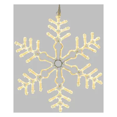 Xmas King XmasKing Flash LED motiv vločka 60x55cm, PROFI 2-pin 230V venkovní, teplá bílá